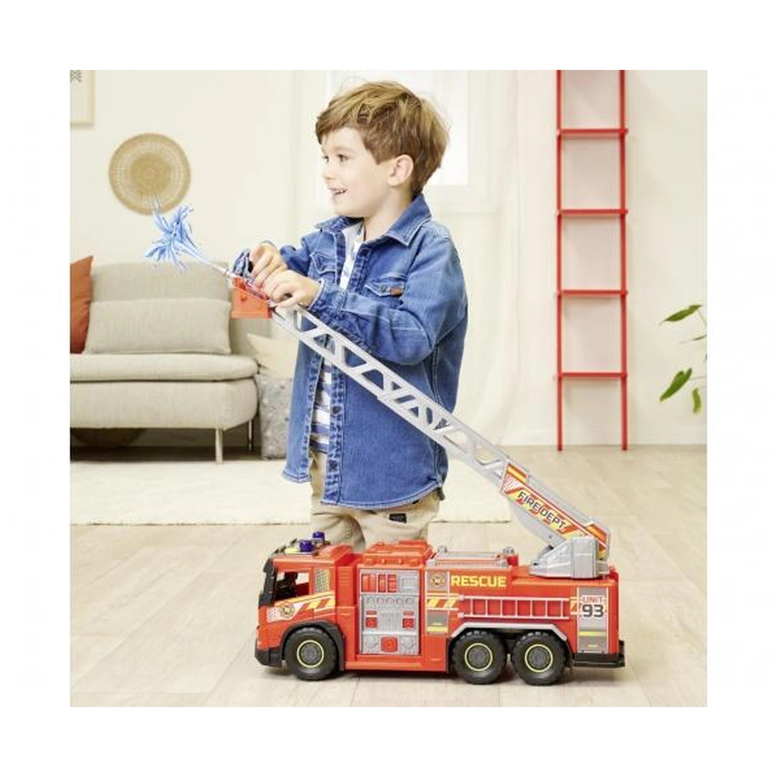 Dickie - Volvo Fmx Giant Fire Truck Play Vehicles
