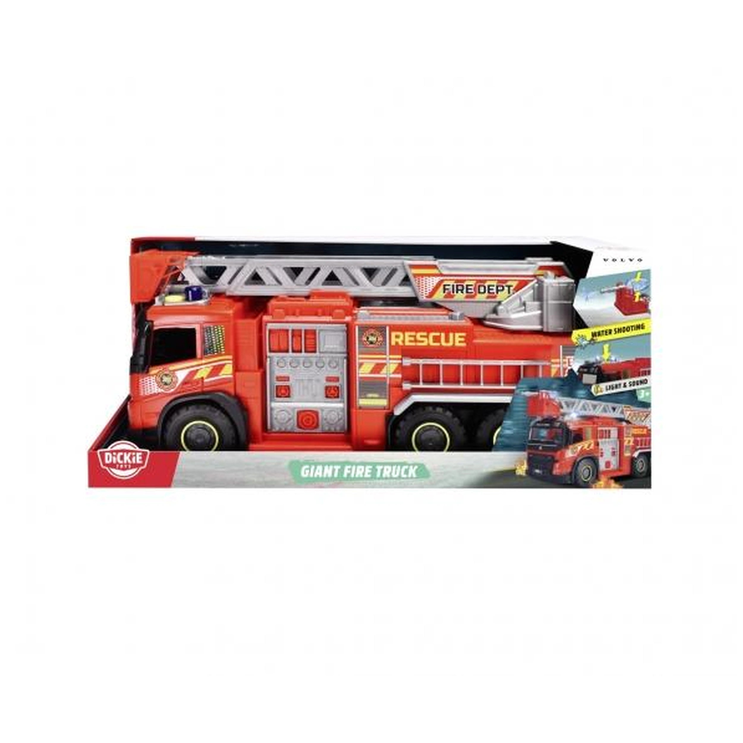 Dickie - Volvo Fmx Giant Fire Truck Play Vehicles