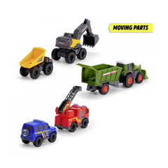 Dickie - Set de Micro Vehículos Volvo - Vehículos de Juego