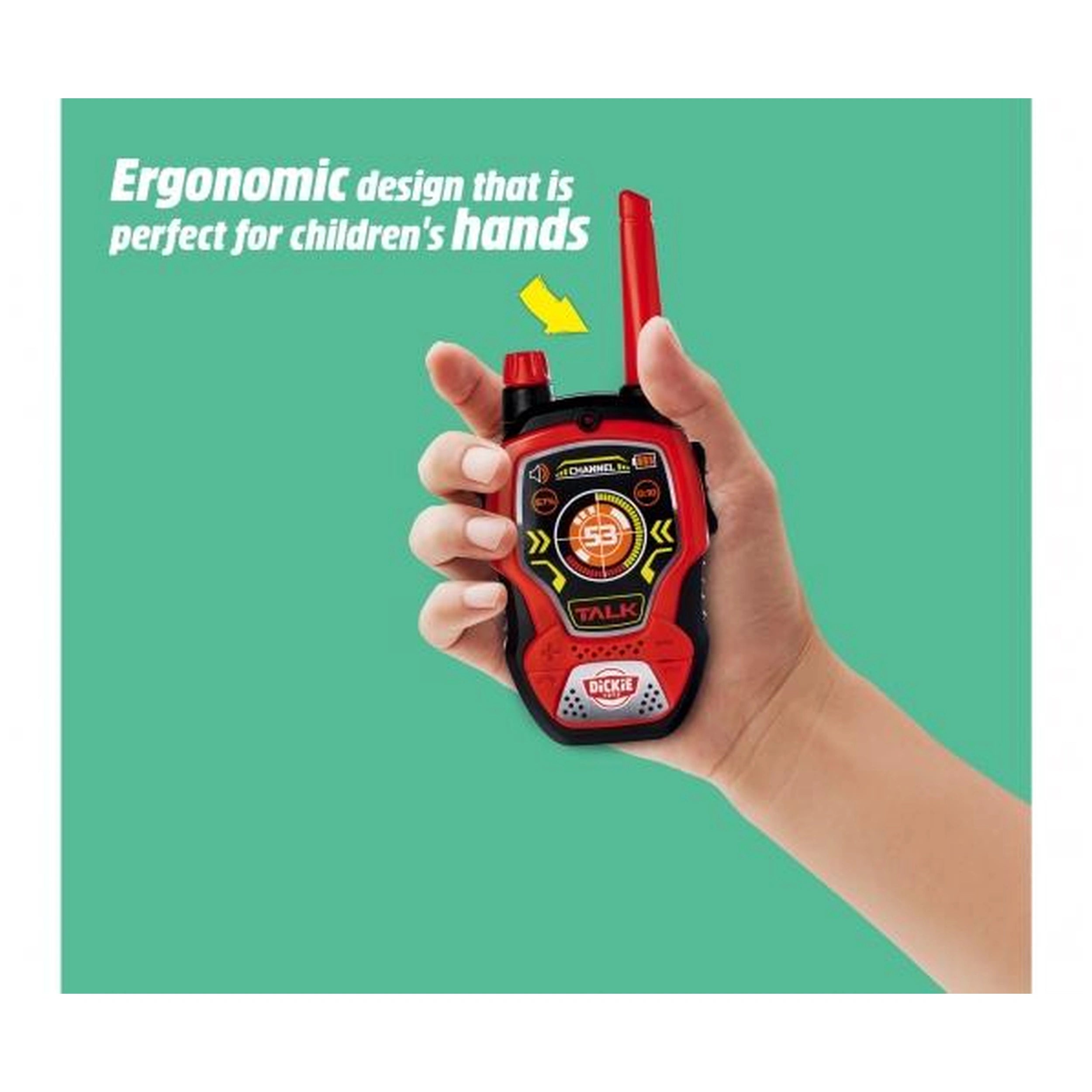 Dickie - Walkie Talkie Fun With Noise Cancellation 2.4 Ghz Outdoor Play Equipment