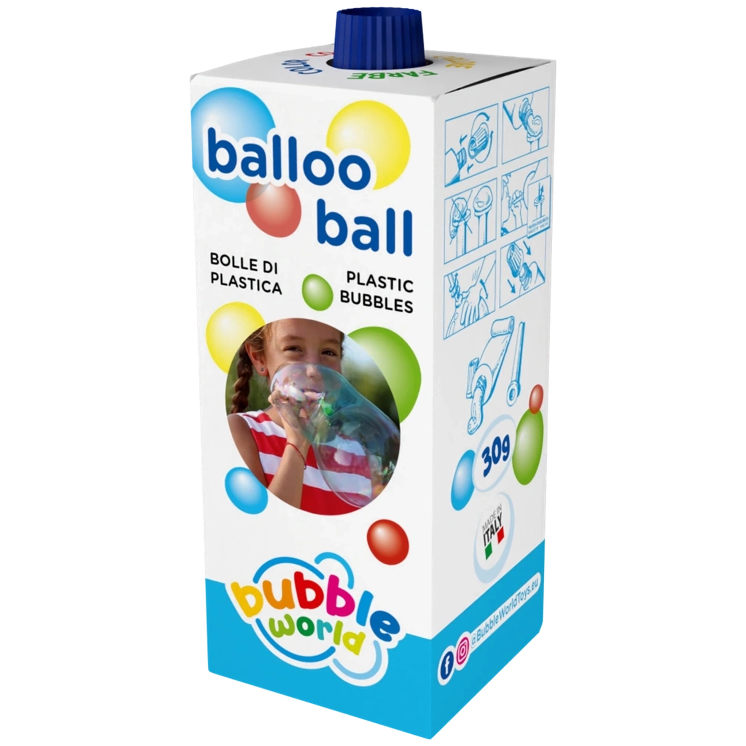 Dulcop- Balloo Balls Plastic Bubbles - Outdoor Play Equipment