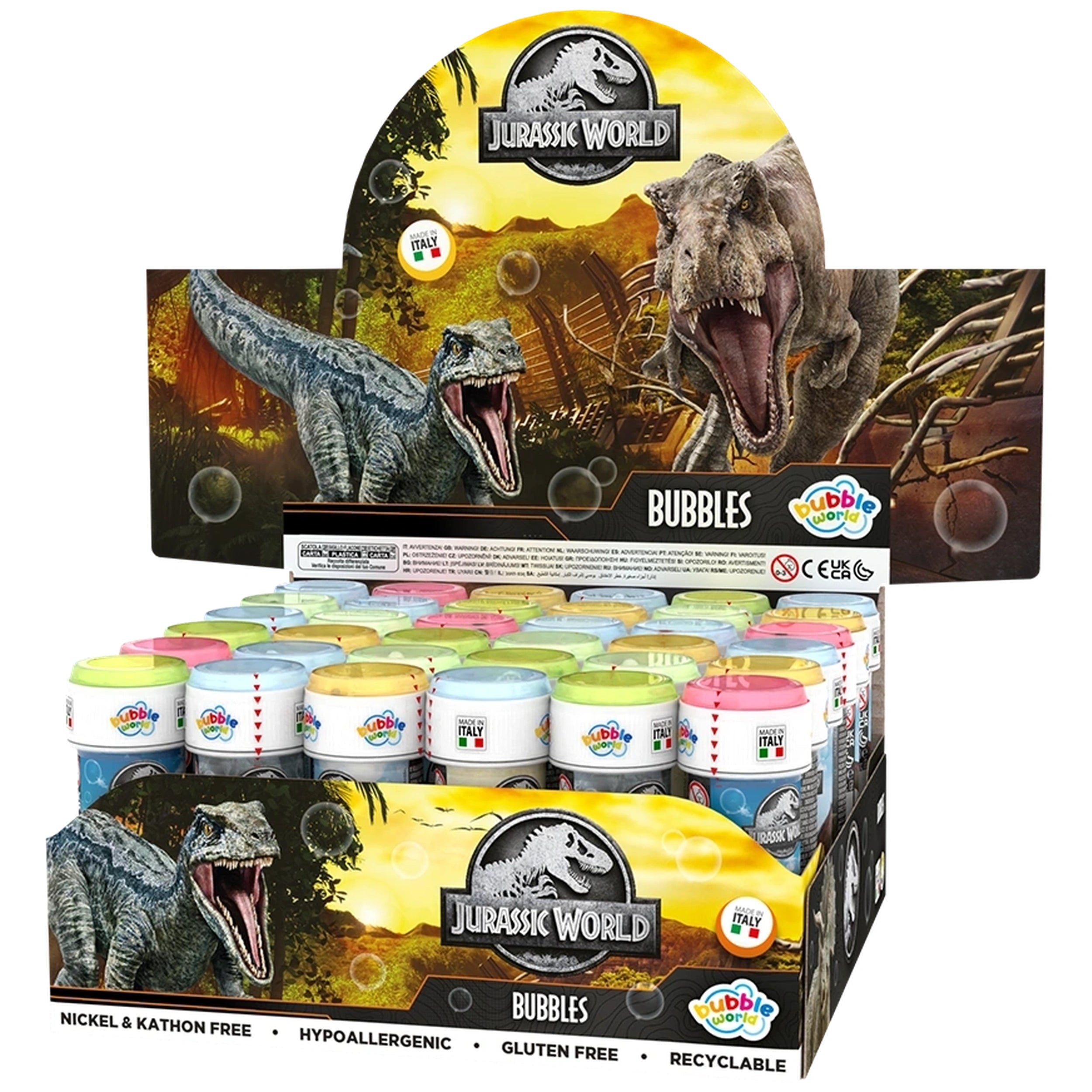 Dulcop- Jurassic World 60 Ml Soap Bubbles - Outdoor Play Equipment