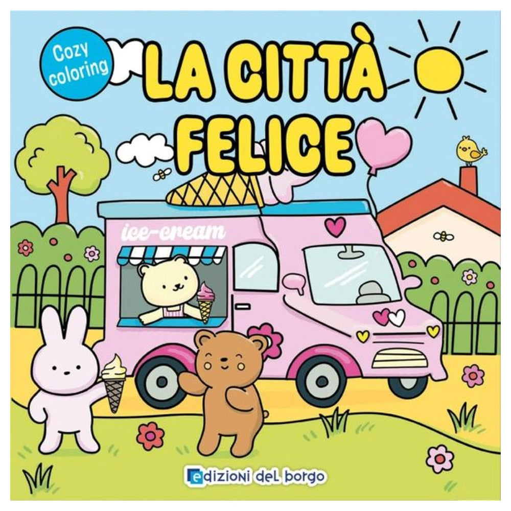 Edizioni Del Borgo - Cozy Coloring - Libros para Colorear - +3 - EDB59516A - Edición Italiana