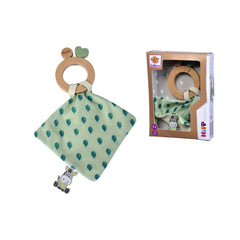 Eichhorn - Anillo de Madera para la Dentición Baby HIPP con Pañuelo de Abrazo - Chupetes y Mordedores - Chupetes y Mordedores