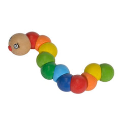 Eichhorn - Baby Wooden Caterpillar - Pacifiers & Teethers