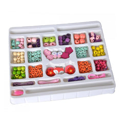 Eichhorn - Juego de cuentas letras - 190 piezas - Manualidades - Manualidades