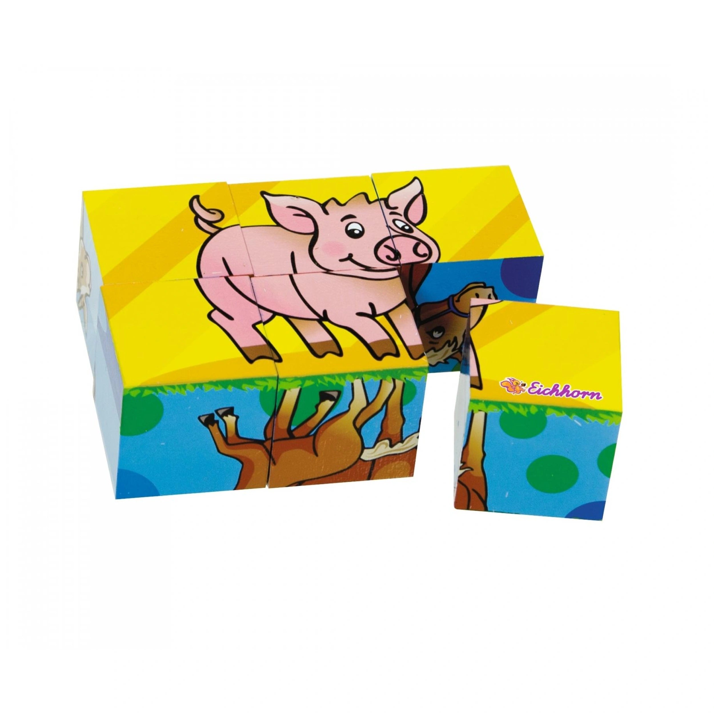 Eichhorn - Block Puzzle - 6 Pcs - Puzzles