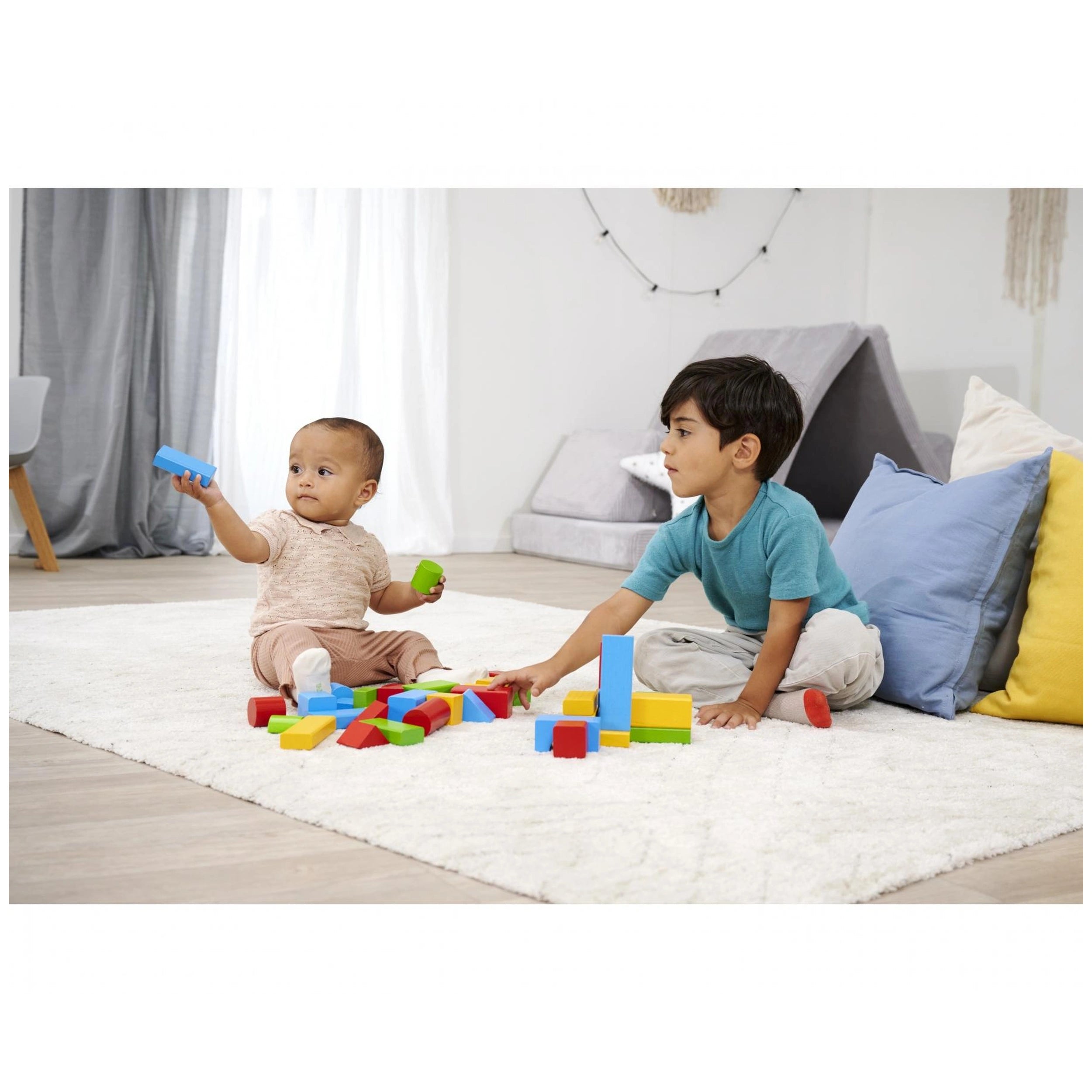 Eichhorn - Coloured Wooden Blocks Baby - Sorting & Stacking Toys - Sorting & Stacking Toys