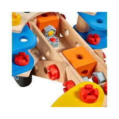 Eichhorn - Set de Construcción 2 en 1 Biplano y Nave Espacial - 4 Años - 58701338