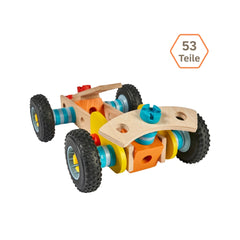 Eichhorn - Set de Construcción de Coche de Carreras - Juguetes de Construcción - 3 Años+ - 58701337
