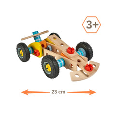 Eichhorn - Set de Construcción de Coche de Carreras - Juguetes de Construcción - 3 Años+ - 58701337