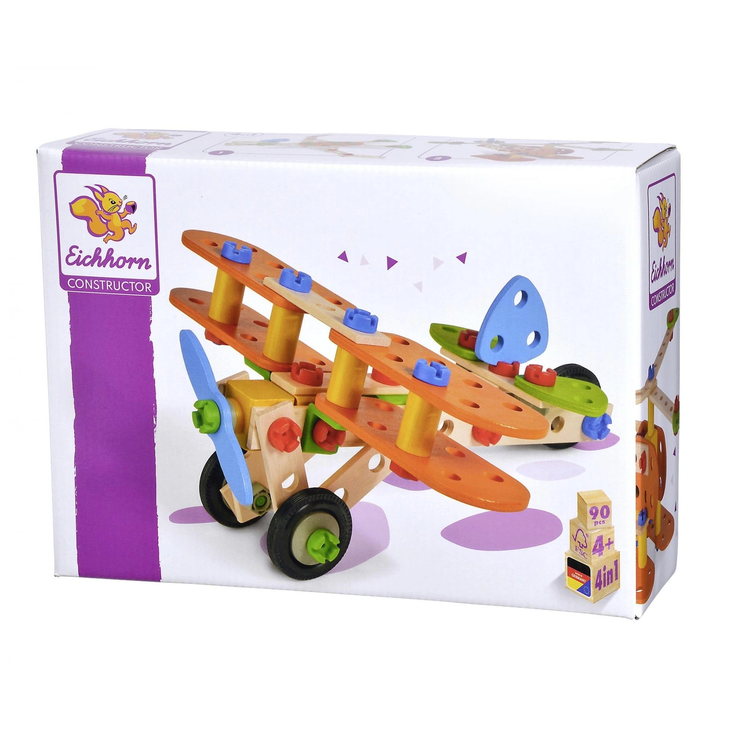 Eichhorn - Constructor 4 in 1 - 85 Pcs - Construction Set Toys - Construction Set Toys