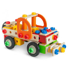 Eichhorn - Camión Grúa Constructor 4 en 1 - 170 Piezas - Juguetes de Set de Construcción - Juguetes de Set de Construcción