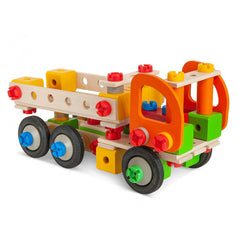 Eichhorn - Camión Grúa Constructor 4 en 1 - 170 Piezas - Juguetes de Set de Construcción - Juguetes de Set de Construcción