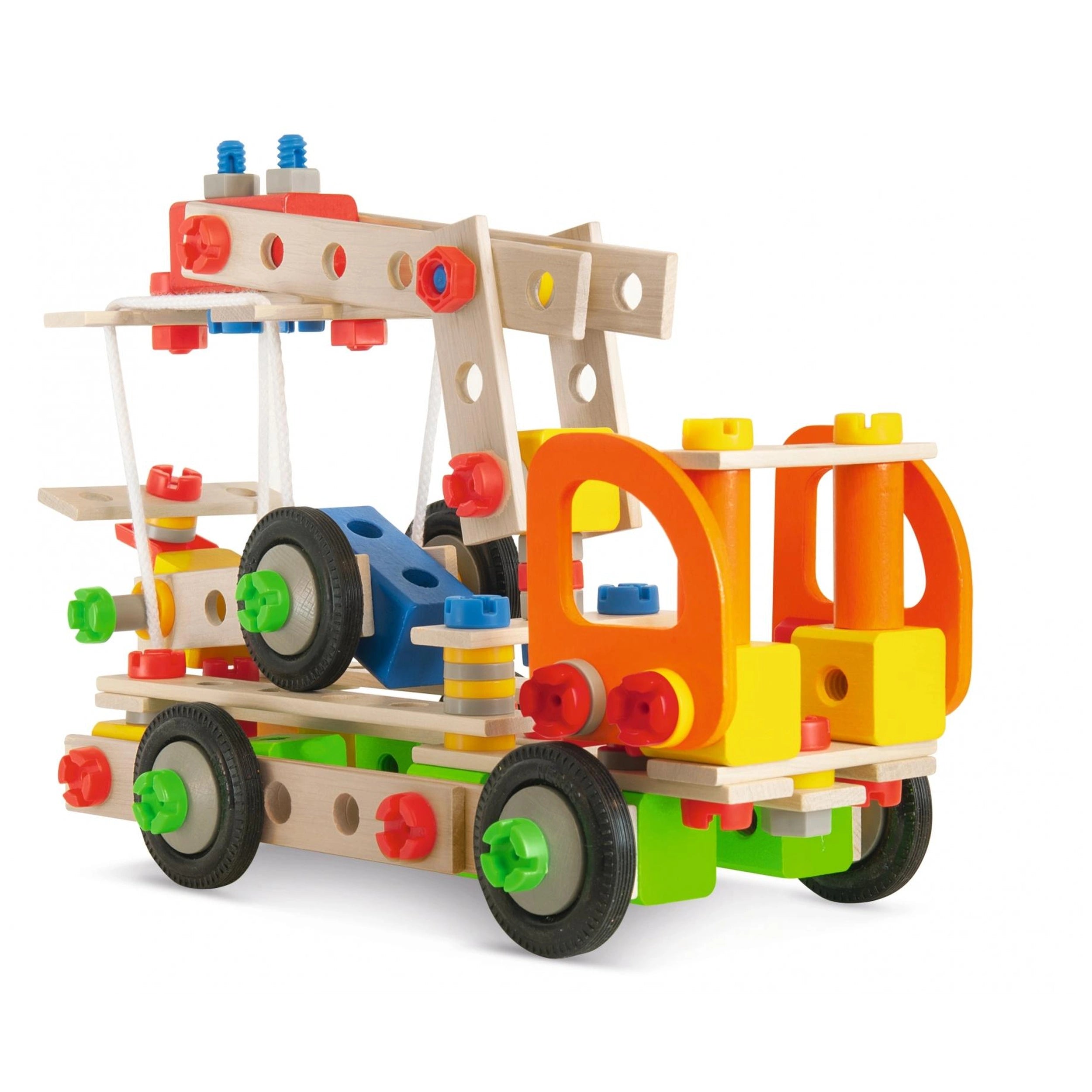 Eichhorn - Camión Grúa Constructor 4 en 1 - 170 Piezas - Juguetes de Set de Construcción - Juguetes de Set de Construcción