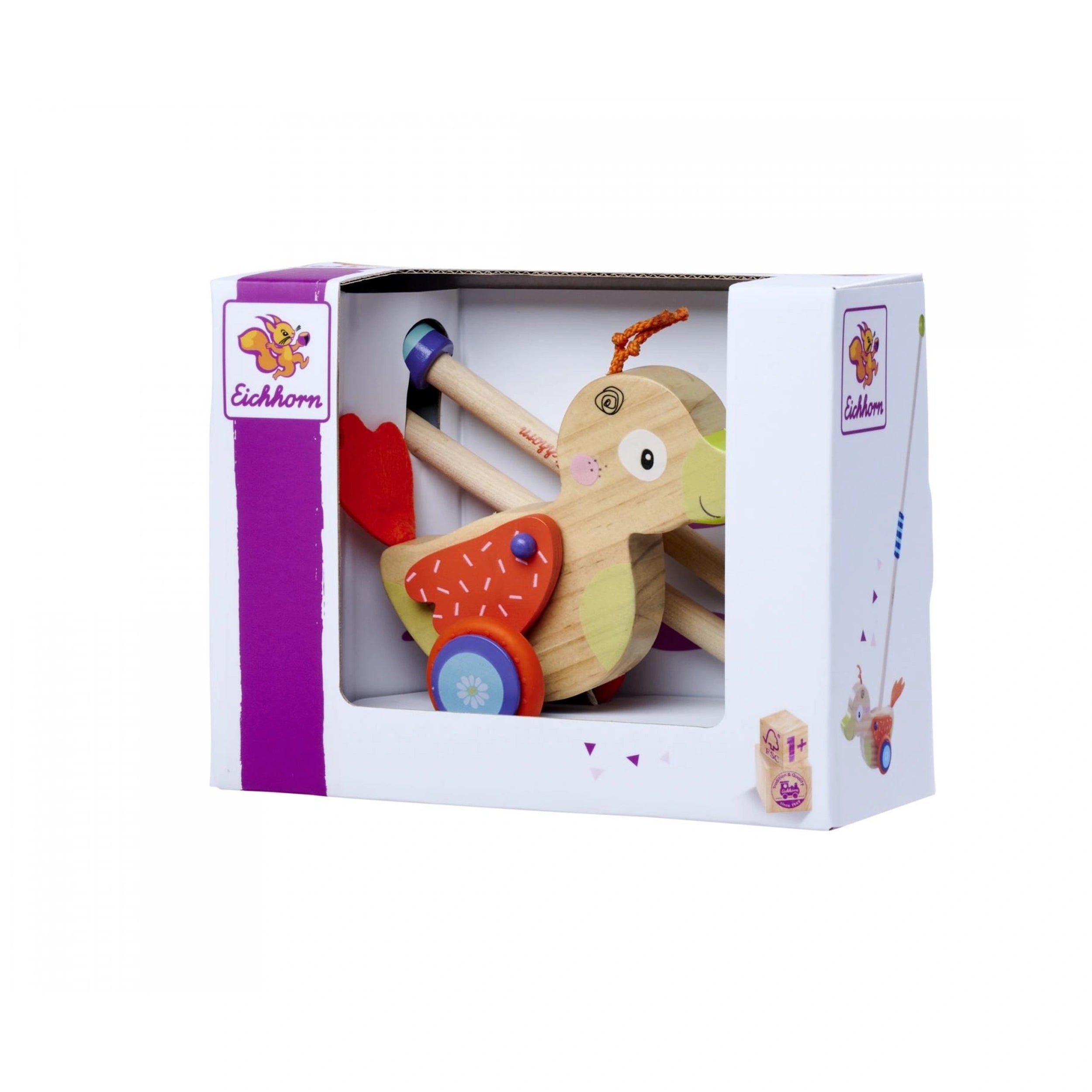 Eichhorn - Duck with push function - Push & Pull Toys - Push & Pull Toys