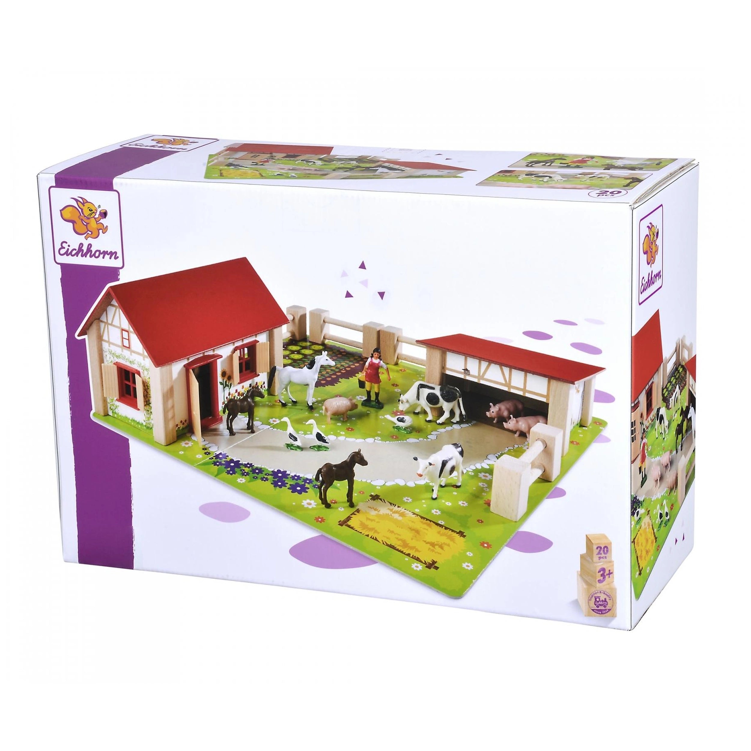 Eichhorn - Set de Granja Pequeña - Juegos de Jugar