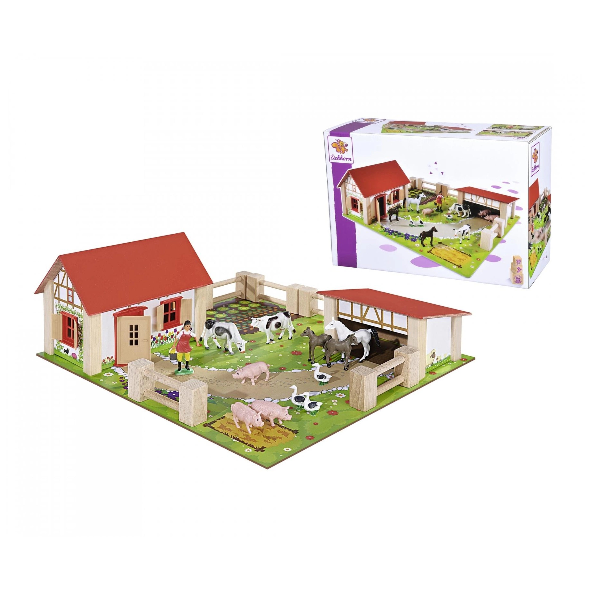 Eichhorn - Set de Granja Pequeña - Juegos de Jugar
