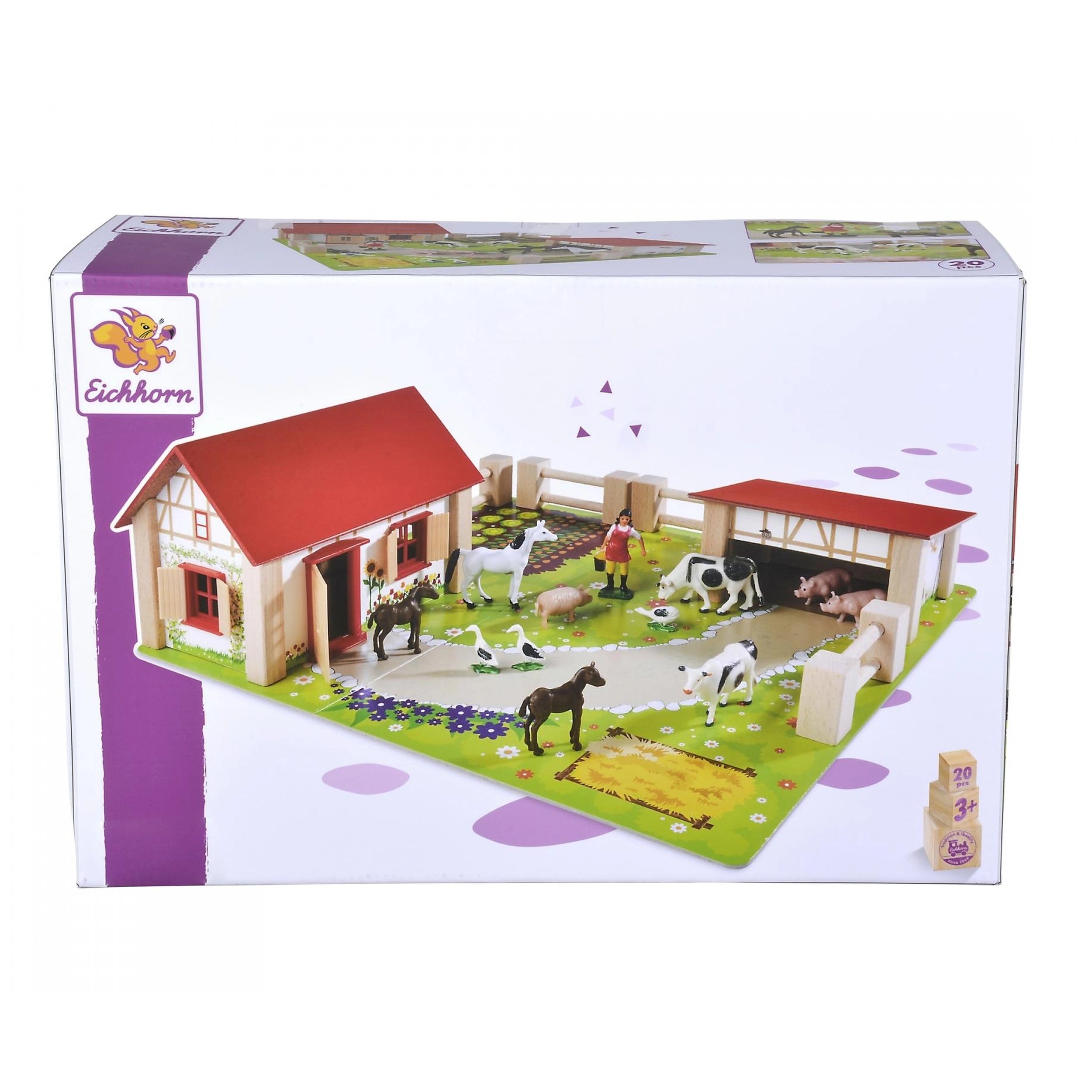 Eichhorn - Set de Granja Pequeña - Juegos de Jugar