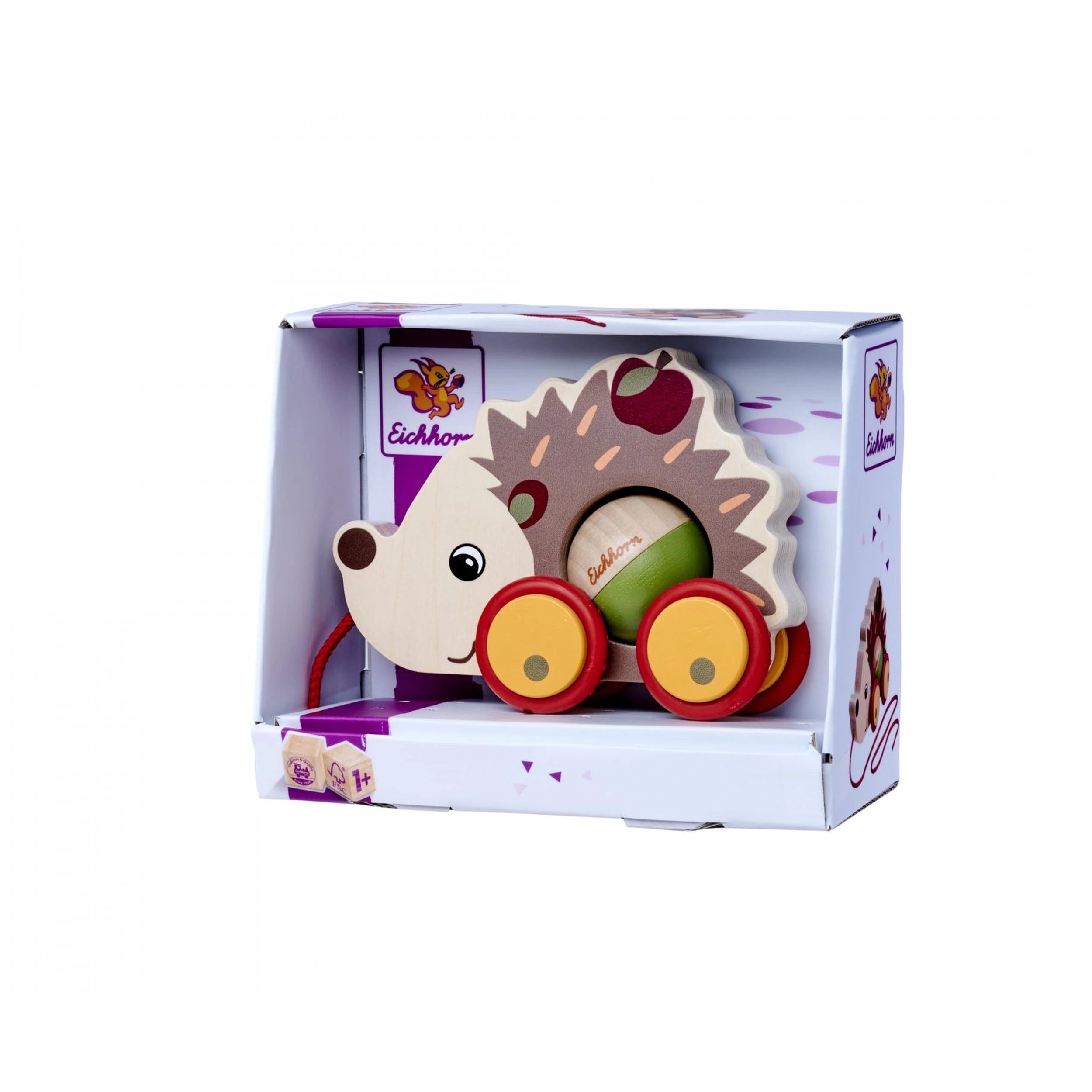 Eichhorn - Pull Back Hedgehog - Push & Pull Toys