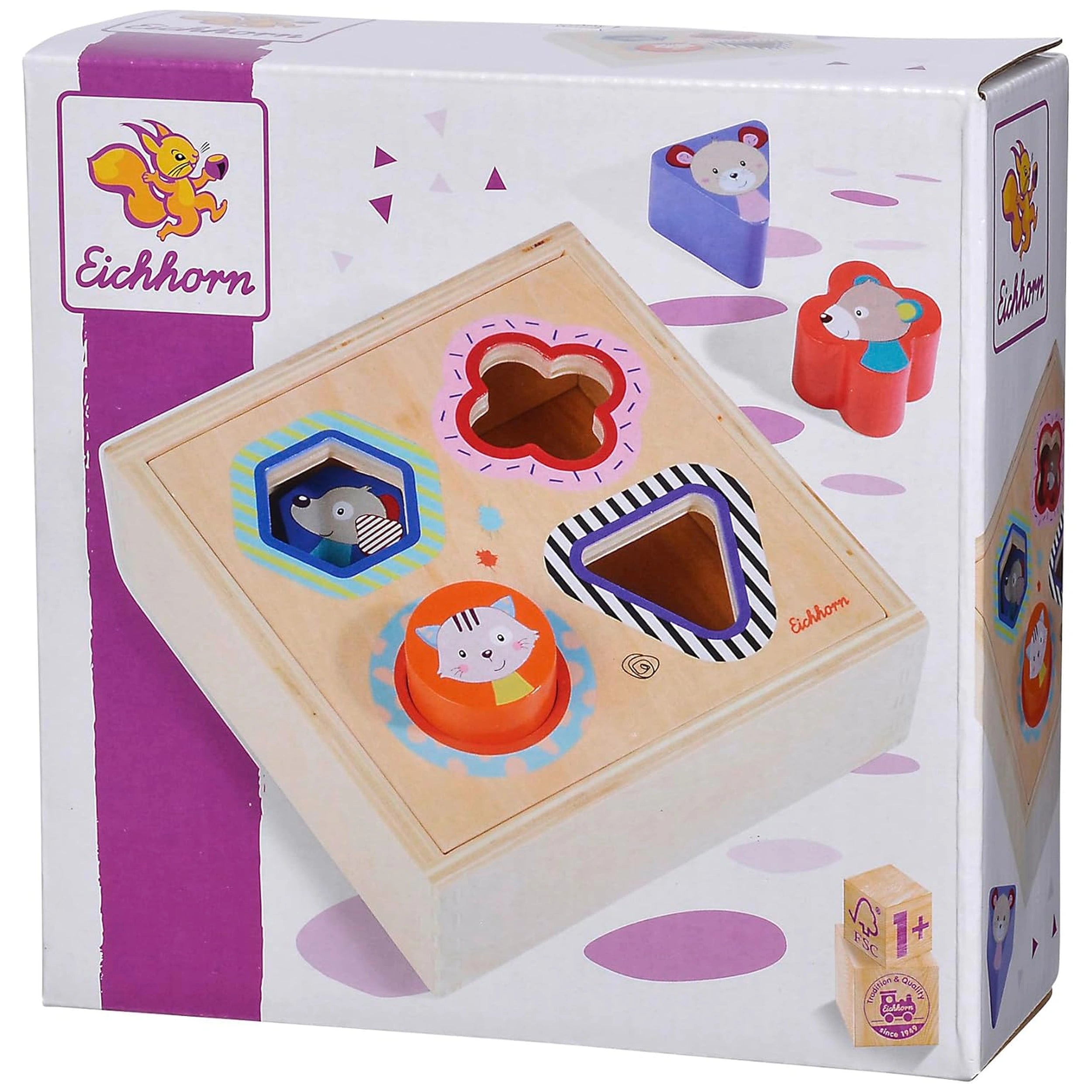 Eichhorn - Shape Sorter Box Friends - Baby Activity Toys - Baby Activity Toys