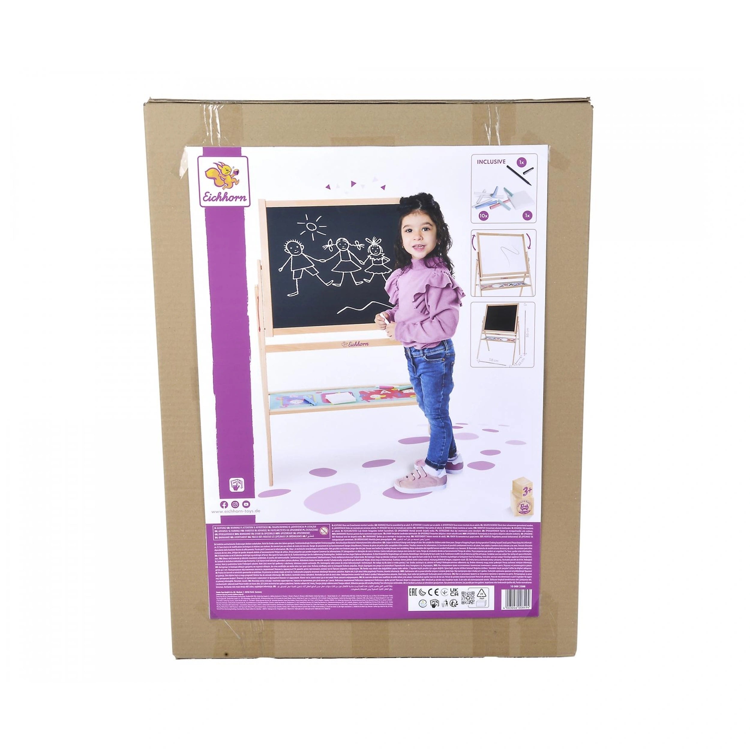Eichhorn - Standing Blackboard with Chalks - Educational Toys - Educational Toys