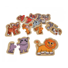 Eichhorn - Rompecabezas de Madera de Animales - 16 Piezas - Rompecabezas - Rompecabezas