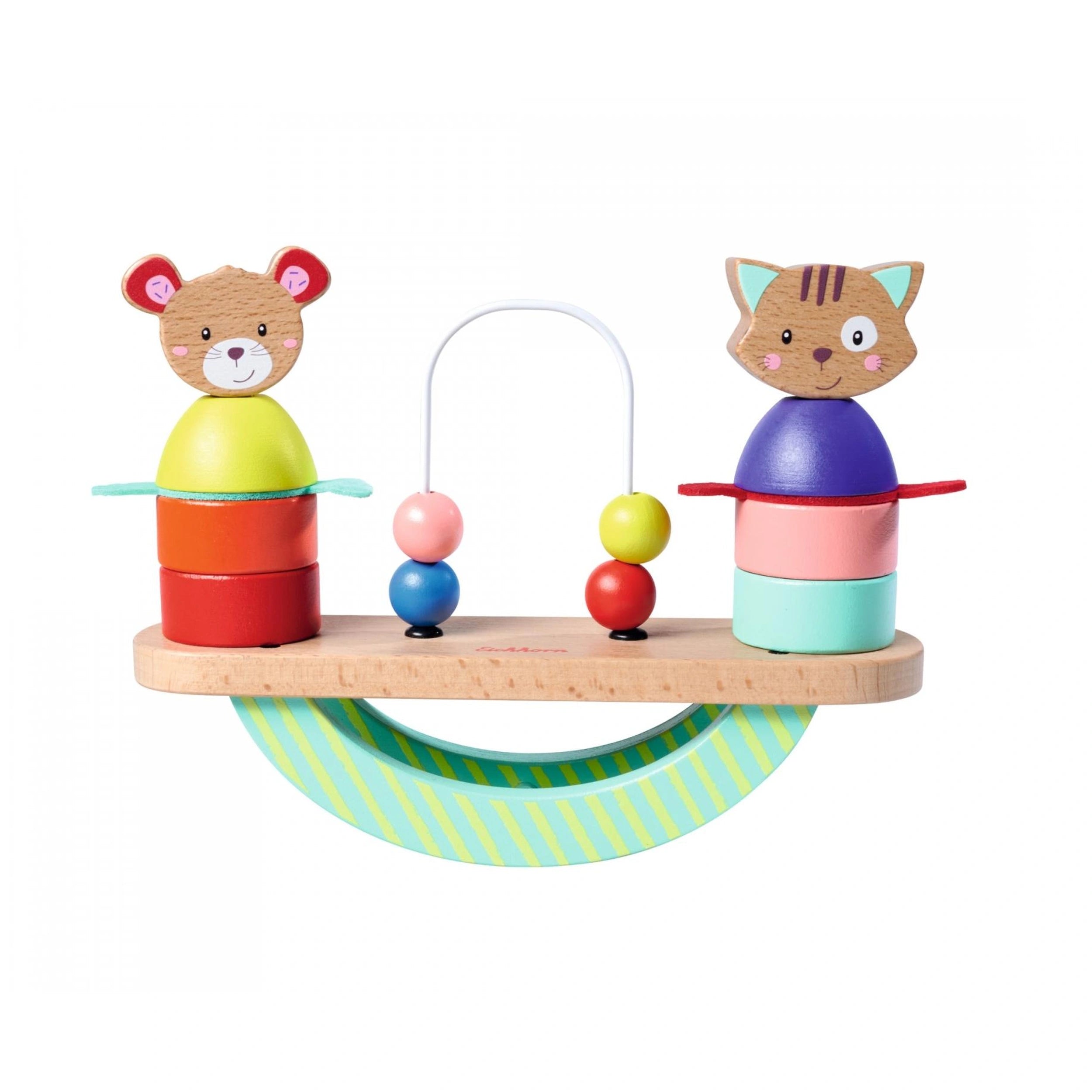 Eichhorn - Wooden Balance Game Animals - Baby Activity Toys - Baby Activity Toys