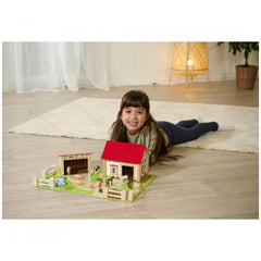 Eichhorn - Wooden Farm with Accessories - 20 Pcs - Toy Playsets - Toy Playsets