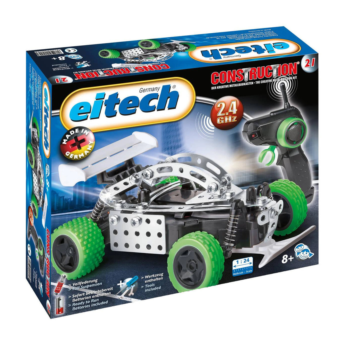 Eitech - Coche de Carreras Controlado por Radio 2.4 Ghz - Juguetes de Construcción