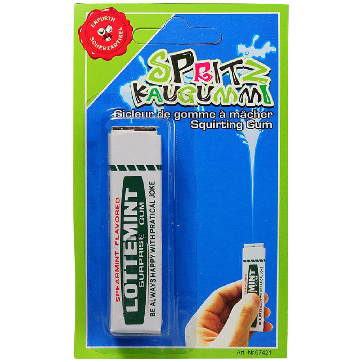 Erfurth - Chewing Gum Blister Surprise With Water Spray Prank - Pretend Professions & Role Playing