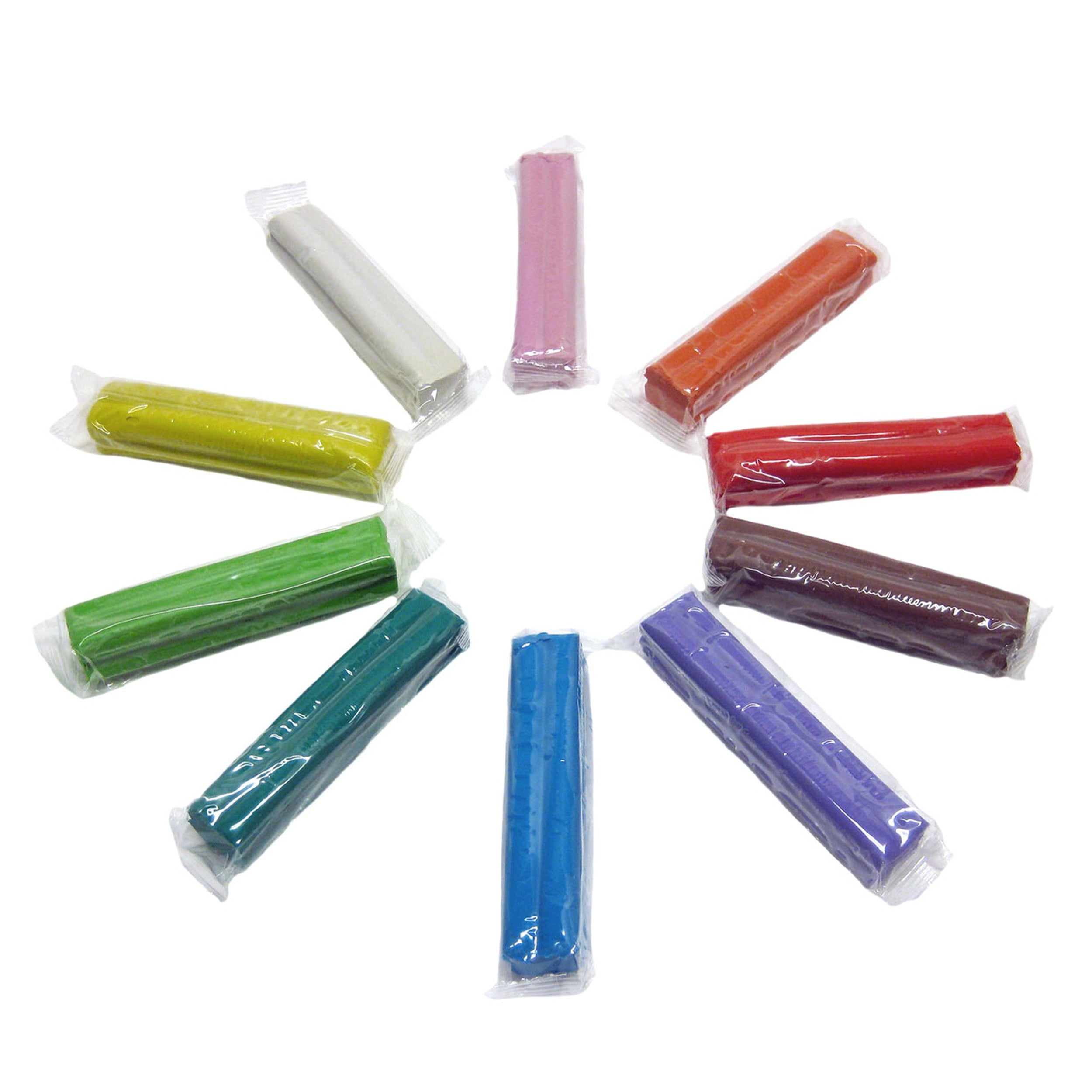 Feuchtmann - Plastilina Básica 10 Colores Sin Gluten 500 Gr en Caja Transparente - Artes y Manualidades