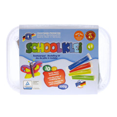 Feuchtmann - Plastilina Básica 10 Colores Sin Gluten 500 Gr en Caja Transparente - Artes y Manualidades