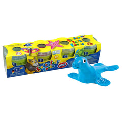 Feuchtmann - Paquete de 4 Csans de Plastilina Básica 4 X 150 Gr - Artes y Manualidades