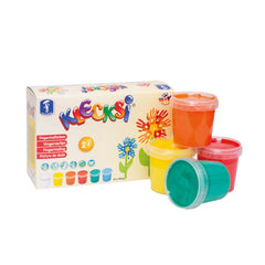Feuchtmann - Klecksi Basic Maxi Finger Paints Pack 6 X 150 Gr - Arts & Crafts