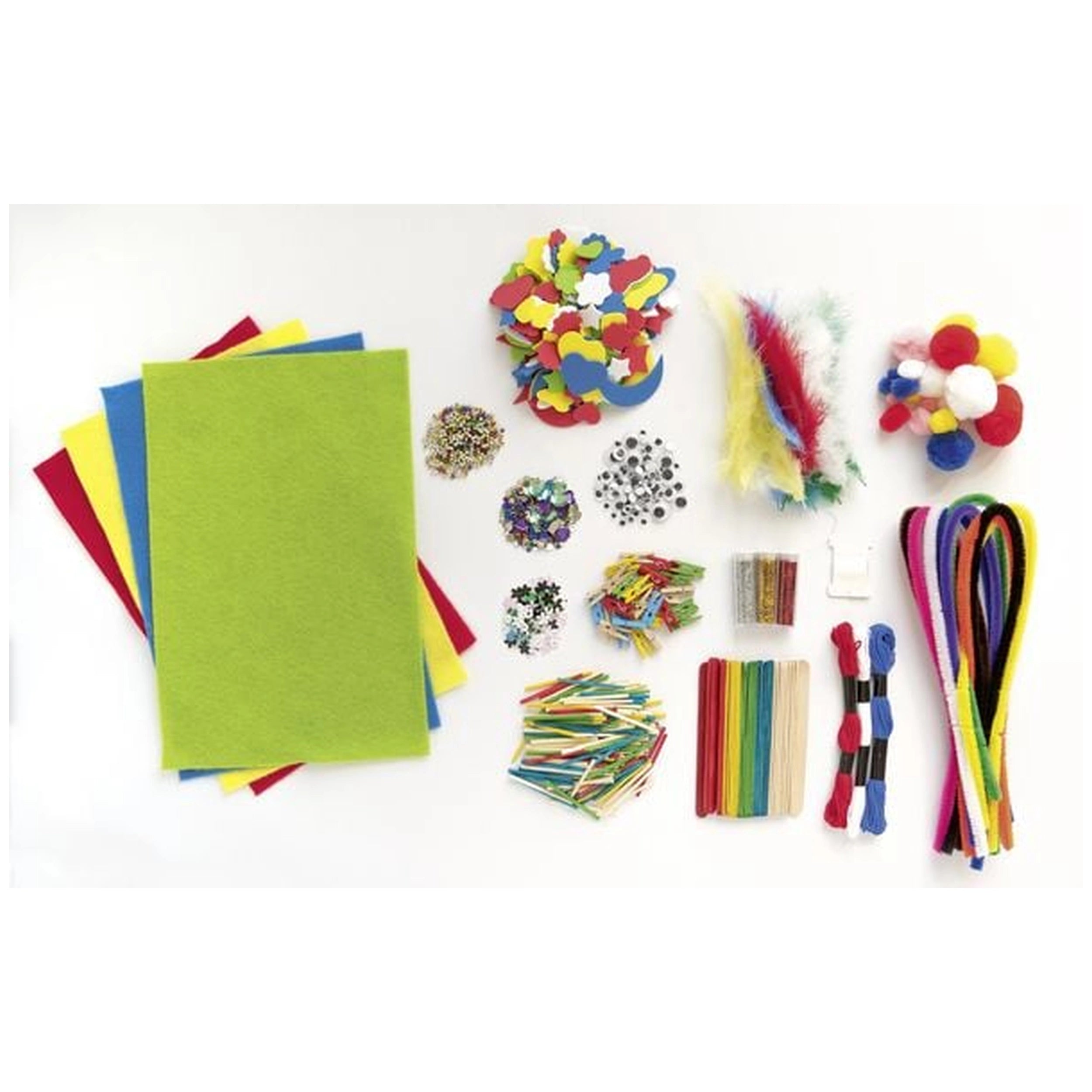 Folia - Kreativ Box Mixed Multi Activity 1300 Pieces All Year Round Multi Coloured - Arts & Crafts
