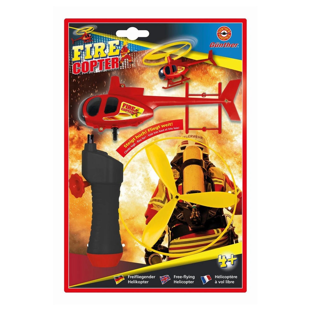 GUNTHER FLUGSPIELE - Vehículos de juguete - Helicóptero de bomberos - 4 Años