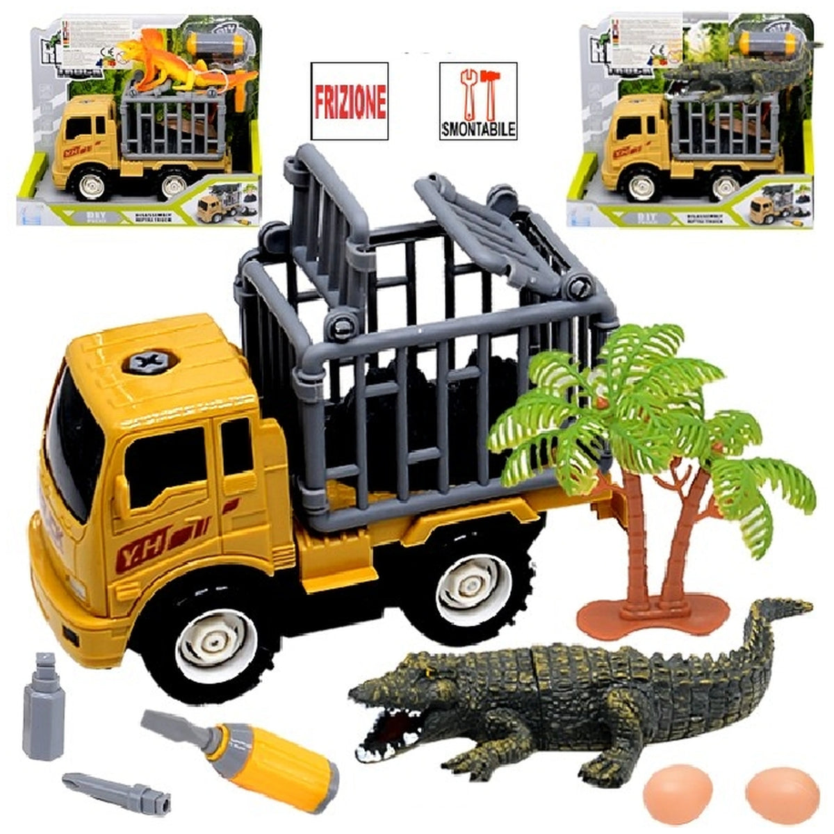 Ginmar - Camión de Transporte de Animales con Mecanismo de Fricción y Características Construibles