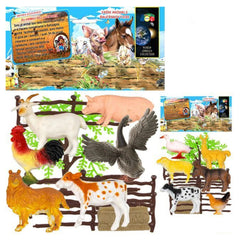 Ginmar - Juego de Animales de Granja - Paquete de la Colección "Old Farm"