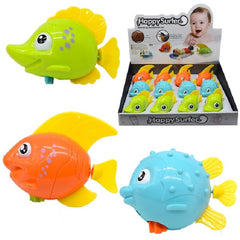 Ginmar - Juguetes de pez de cuerda Happy Surfer