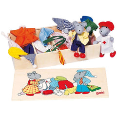 Gollness - Caja de Disfraces de Muñecos Flexibles de Ratón Lia y Luca - Muñecas, Juegos de Juego y Figuras de Juguete