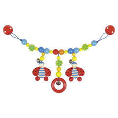 Gollness - Pram Chain Ladybird With Clips - Baby Toys & Activity Equipment