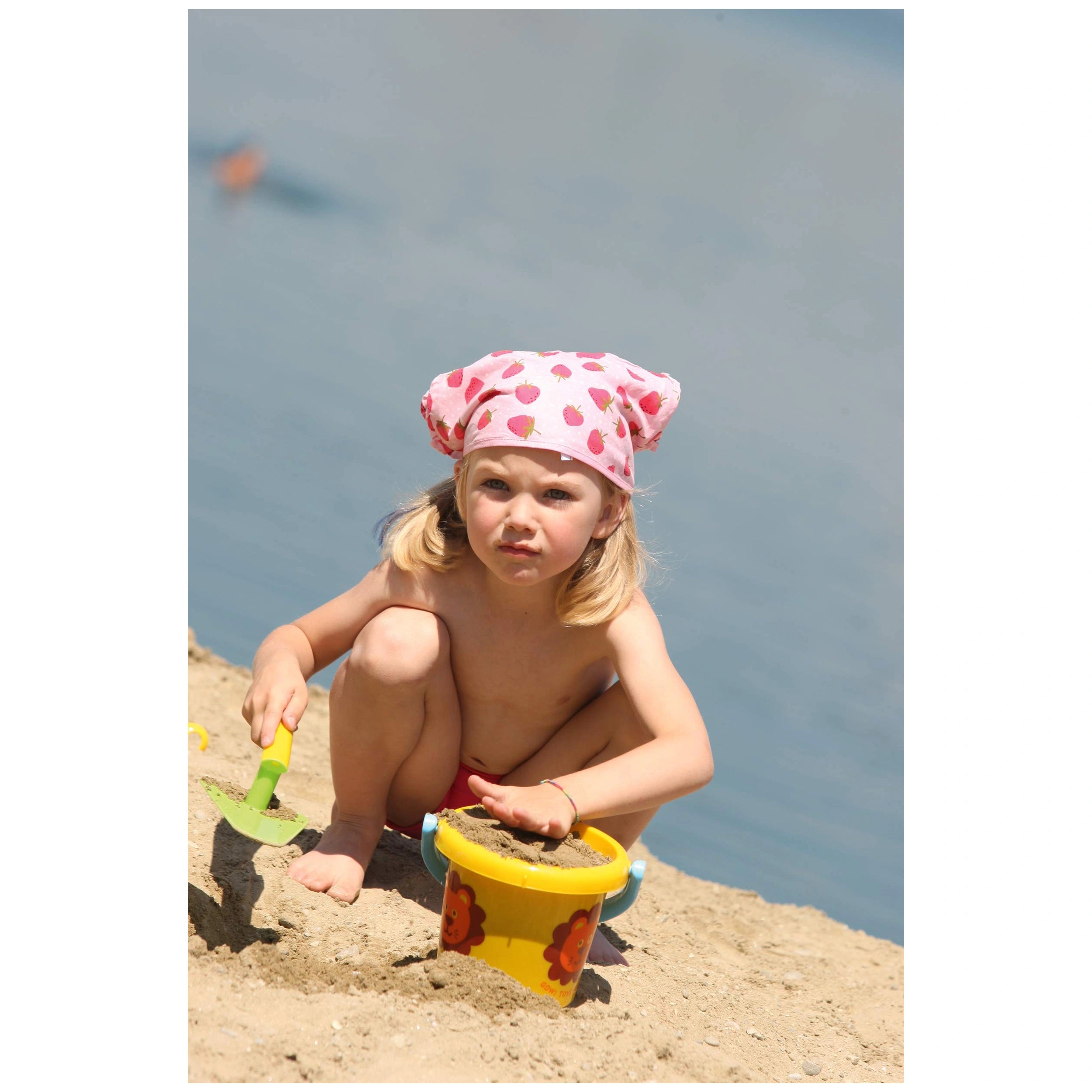 Gowi - Cubo de Playa Diámetro 16 Cm Multicolor - Juguetes de Playa y Arena