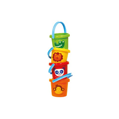 Gowi - Cubo de Playa Diámetro 16 Cm Multicolor - Juguetes de Playa y Arena