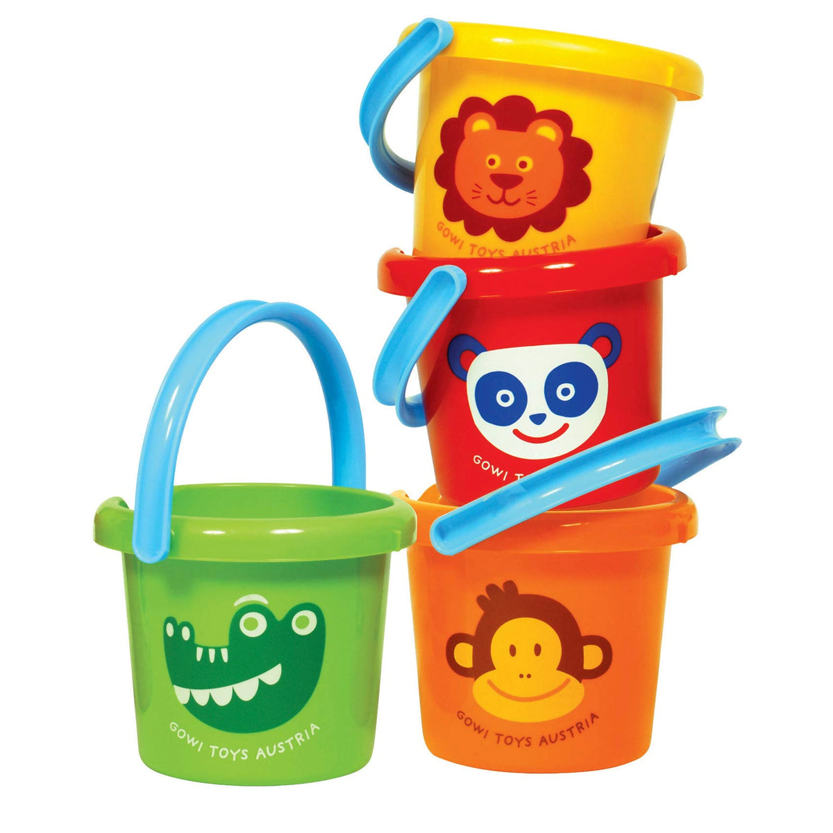 Gowi - Cubo de Playa Diámetro 16 Cm Multicolor - Juguetes de Playa y Arena