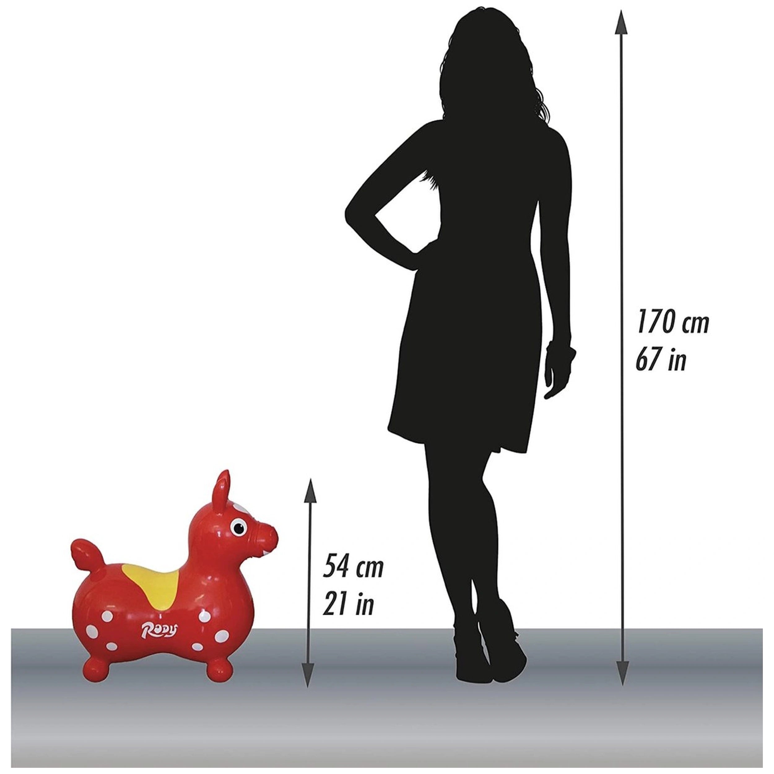 Gymnic - Rody Riding Toy Jumping Horse Red