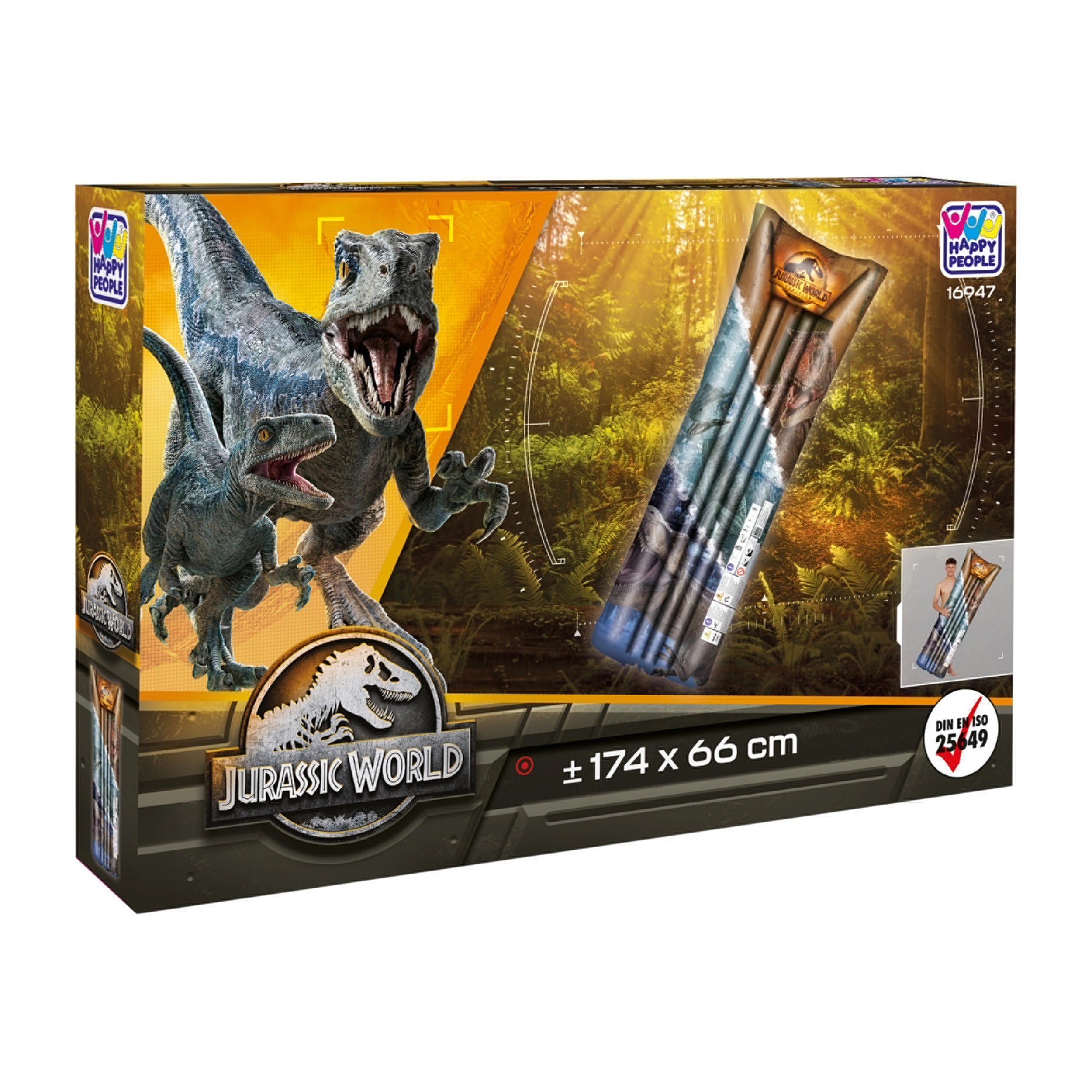 Happy People - Jurassic World Air Mattress 174 X 59 X 18 Cm