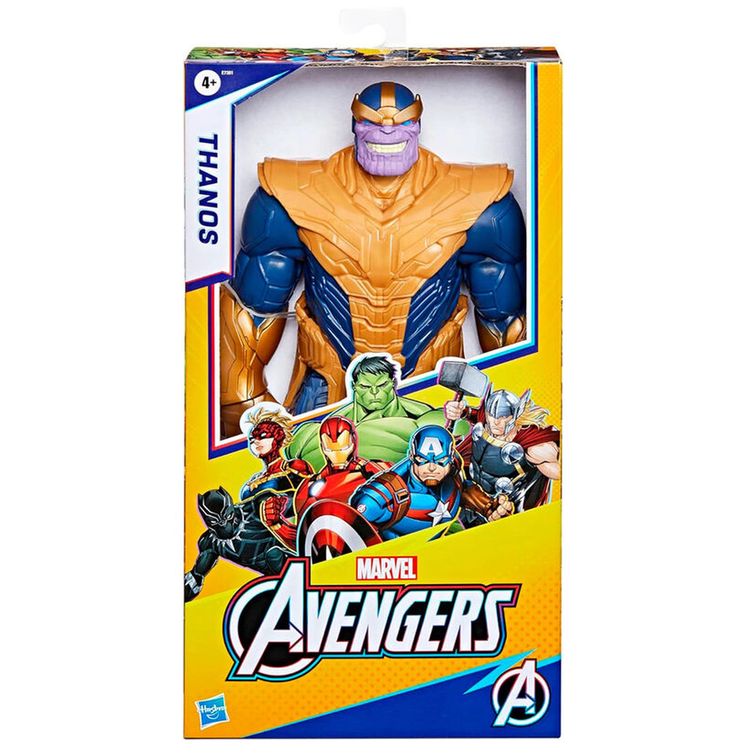 Hasbro - Marvel Avengers Titan Hero Thanos Figuras de Acción y Juguetes Deluxe