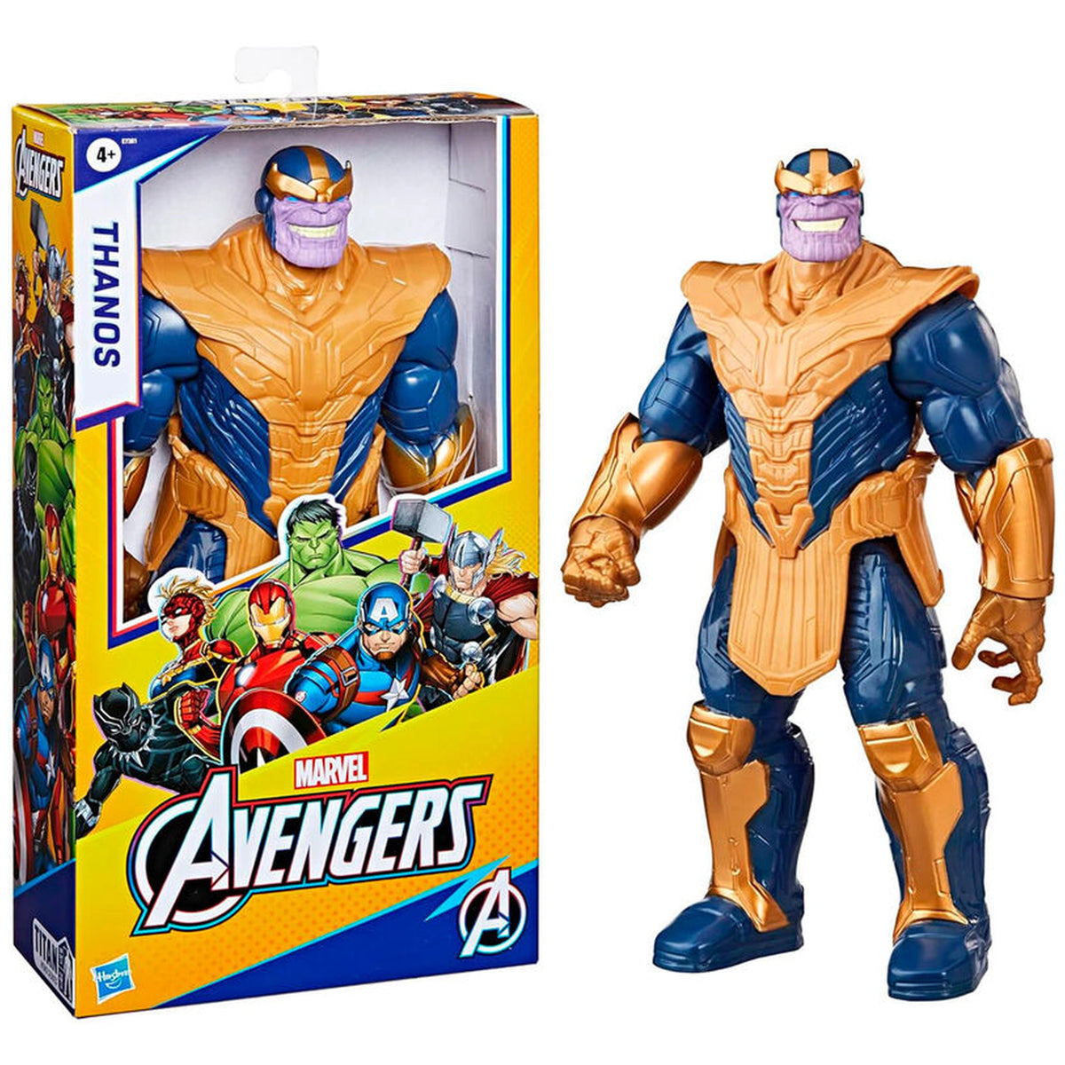 Hasbro - Marvel Avengers Titan Hero Thanos Figuras de Acción y Juguetes Deluxe
