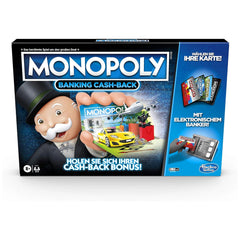 Hasbro - Monopoly Banking Cash Back Juego de Mesa - Edición Alemana